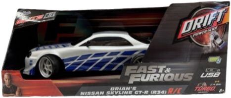 Jada Τηλεκατευθυνόμενο Fast & Furious Nissan Skyline GTR 41cm 1:10 (253209000)