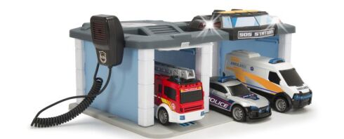 Dickie Σετ Rescue Center+3 Οχήματα (203716015038)