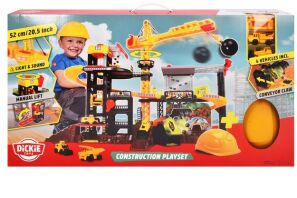 Dickie Construction Playset Και 4 Αυτοκίνητα (203729010SYS)
