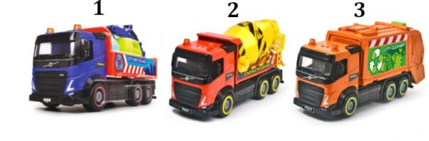Dickie F/P Όχημα City Truck 23cm-3 Σχέδια (203744014)