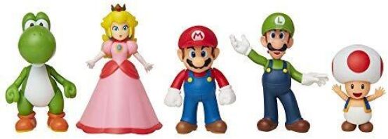 JP Nintendo Φιγούρα 2.5'' Super Mario-Mario & Friends Set (400904)