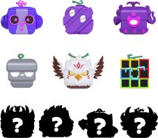 Blox Fruit Minifigures S3-10 Σχέδια-1Τμχ (MF3313)