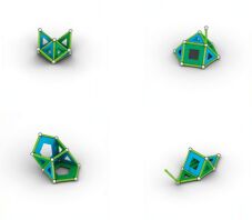 Geomag Σετ Classic Panels 52 - Green (471)