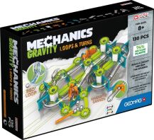Geomag Σετ Gravity Loops & Turns 130pcs.-Green (PF.530.763.00)