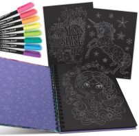 Nebulous Stars Coloring Book Black (11111)