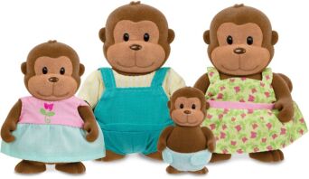 Li'l Woodzeez Monkey Family (WZ6584Z)