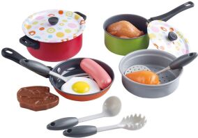 Playgo Μεταλλικό Σετ Κουζινικών Deco-15Τμχ (6840)