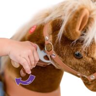 PonyCycle Ride On Αλογάκι Καφέ M (UX424)