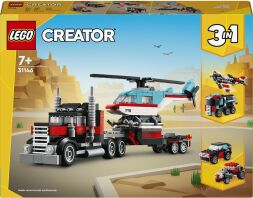 LEGO® Creator 3in1 Flatbed With Helicopter (31146)