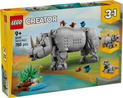 LEGO Creator 3in1 Wild Animals: Majestic Rhino With Birds (31171)