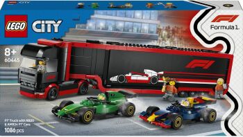 LEGO® City F1 Truck With RB20 & AMR24 F1 Cars (60445)