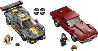 LEGO Speed Champions Chevrolet Corvette C8.R Race Car & 1968 Corvette (76903)