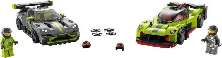 LEGO Speed Champions Aston Martin Valkyrie AMR Pro & Vantage GT3 (76910)