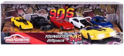 Majorette D/C Giftpack Youngster 90s Σετ 5 Οχήματα 7.5cm (212052021)