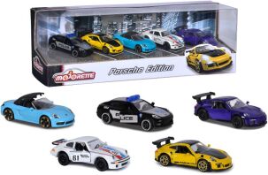 Majorette D/C Giftpack Porsche Σετ 5 Αυτοκίνητα 7.5cm (212053171)