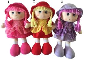 BW Κούκλα Πάνινη 20''-3 Σχέδια (18320)