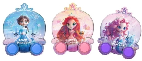 BW Water Game Πριγκίπισσες-3 Σχέδια (1010-1)