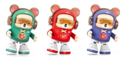 BW Αρκουδάκι Dancing With Light & Sound-3 Σχέδια-1Τμχ (S-001A)