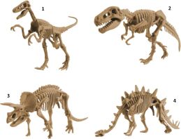 NL Δεινόσαυρος Dig it!-4 Σχέδια (GM092-093-100-101)