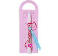Λαμπάδα Bag Charms Μαντήλι Φούξια Μάτι Ημικύκλιο 2.5cm (ML26105)