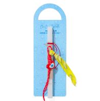 Λαμπάδα Bag Charms Μαντήλι Καρδιά Κόκκινη Μάτι 4cm (ML26106)