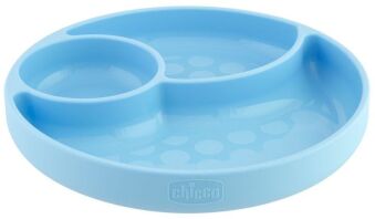 Chicco Πιάτο Με Χωρίσματα Σιέλ 12Μ+ (F05-10216-20)