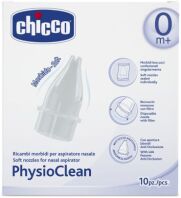 Chicco Ανταλλακτικά Kit Αναρρόφησης Για Τη Μύτη-10Τμχ (04982-00)