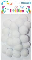 The Littlies Πομ Πομ Λευκό 15mm 60Τμχ (000646595)
