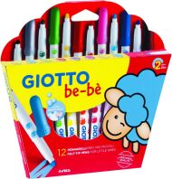 Giotto 12 Μαρκαδόροι Bebe (466700)