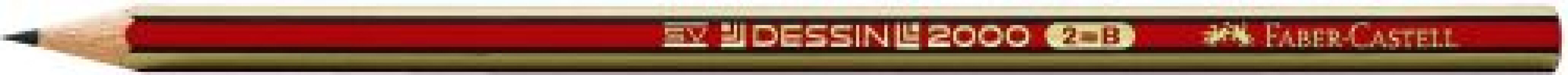 Faber Castell Μολύβια Design 2000 2=Β 6 Τμχ (12302818)