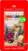 Faber Castell Ξυλομπογιές Σε Μεταλλική Συσκευασία 12Τμχ (12307478)