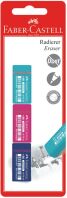 Faber Castell Γόμες Dust Free Χρωματιστές-3Τμχ (12309816)