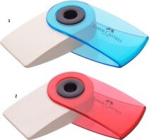 Faber Castell Γόμα Μini Sleeve Ημιδιάφανη-2 Χρώματα (12309115)