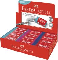 Faber Castell Γόμα Dust Free Mεσαία Με Sleeve - 3 Χρώματα (12309815)
