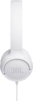 JBL Tune 500 Ακουστικά On-Ear Universal White (JBLT500WHT-20.03374)