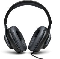 JBL Quantum 100 Ακουστικά Gaming Over-Ear Black (JBLQUANTUM100BLK)