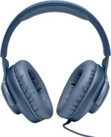JBL Quantum 100 Ακουστικά Gaming Over-Ear Blue (JBLQUANTUM100BLU)