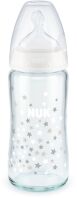 Nuk Μπιμπερό Γυάλινο First Choice Plus 240ml Θ.Σ.Μ1-3 Σχέδια (10745124)