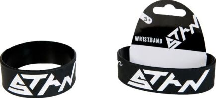 Stan Βραχιόλι Σιλικόνη Μαύρο 25mm (ST002)