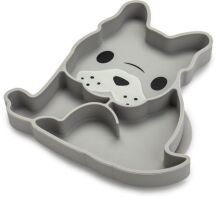 Melii Πιάτο Σιλικόνης Με Βεντούζα Bulldog (MEL17400)