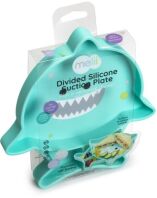 Melii Πιάτο Σιλικόνης Με Βεντούζα Shark (MEL17500)