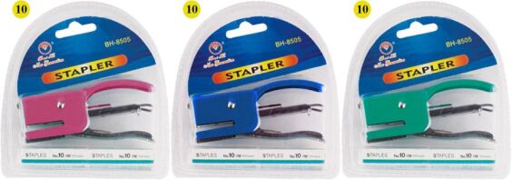 Συρραπτικό Νο10 & 2 Ανταλλακτικά Σύρματα 3 Χρώματα-1Τμχ (Σ1341)