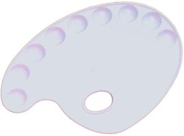 Παλέτα Ζωγραφικής Μεγάλη Οβάλ (Σ1511)