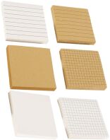 Κύβος 8x8cm Memo Fancy Γραμμικά Σχέδια 50 Φύλλα 6 Σχέδια-1Τμχ (Σ3244)