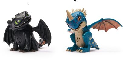 Dragons Mini Διαδραστικοί Δράκοι-2 Σχέδια (6072696)