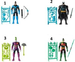 Batman Ninja Μαχητές Με Όπλα 15cm-4 Σχέδια (6074348)
