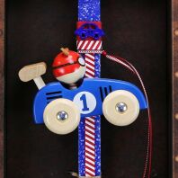 Λαμπάδα Αγωνιστικό Με Οδηγό Μπλε (LA25018B)