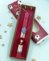 Λαμπάδα Ποδοσφαιρικό Κόκκινο Σε Κουτί (0796.000.3497)