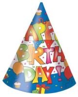 Καπέλα Happy Birthday 6Τμχ (80865)