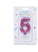 Κεριά Γενεθλίων Νούμερα Με Αστέρια Νο5 (89168)